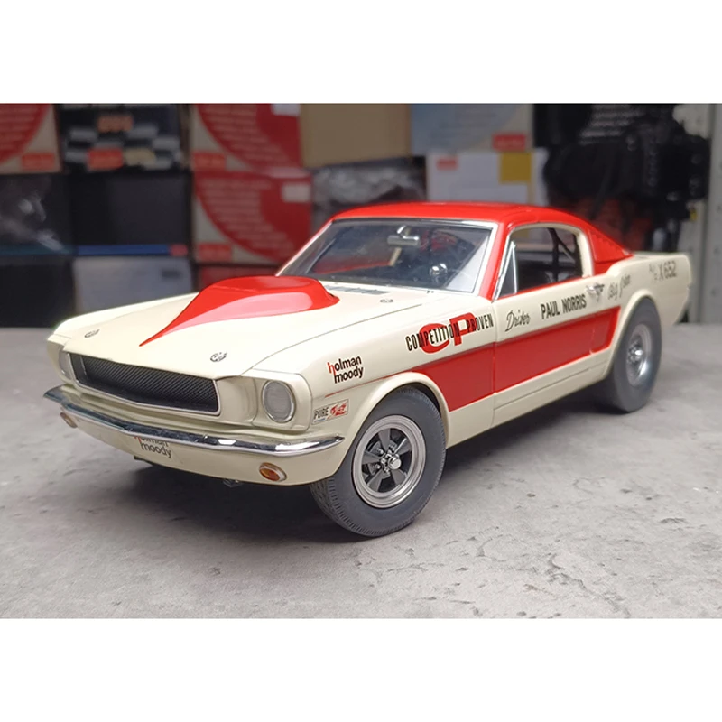 ACME Diecast Alloy 1:18 Scale Ford Mustang 1965 A/FX Racing Cars Model Adult Toys Classic Ornaments Souvenir Gift Static Display