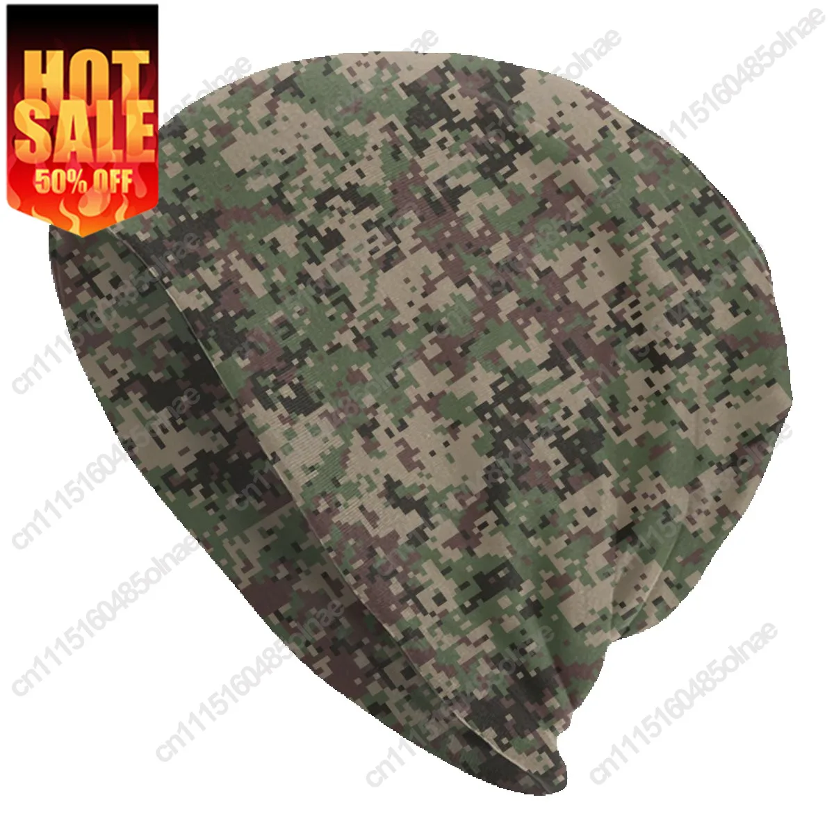 Marpat Camo Bonnet Hat Knit Hats Men Women Hip Hop Unisex  Woodland Camouflage Winter Warm Beanies Cap