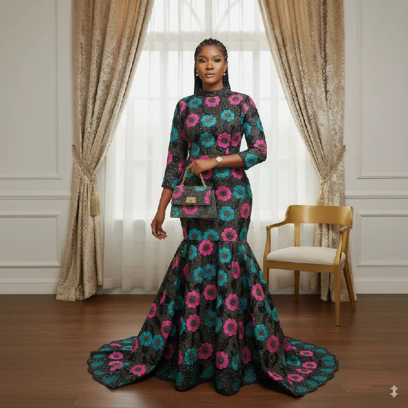 

5-ярдовая высококачественная швейцарская кружевная ткань, сухая кружевная вышивка, африканские ткани из 100% хлопка, швейцарская вуаль, кружево в Дубае, стиль 27L592802