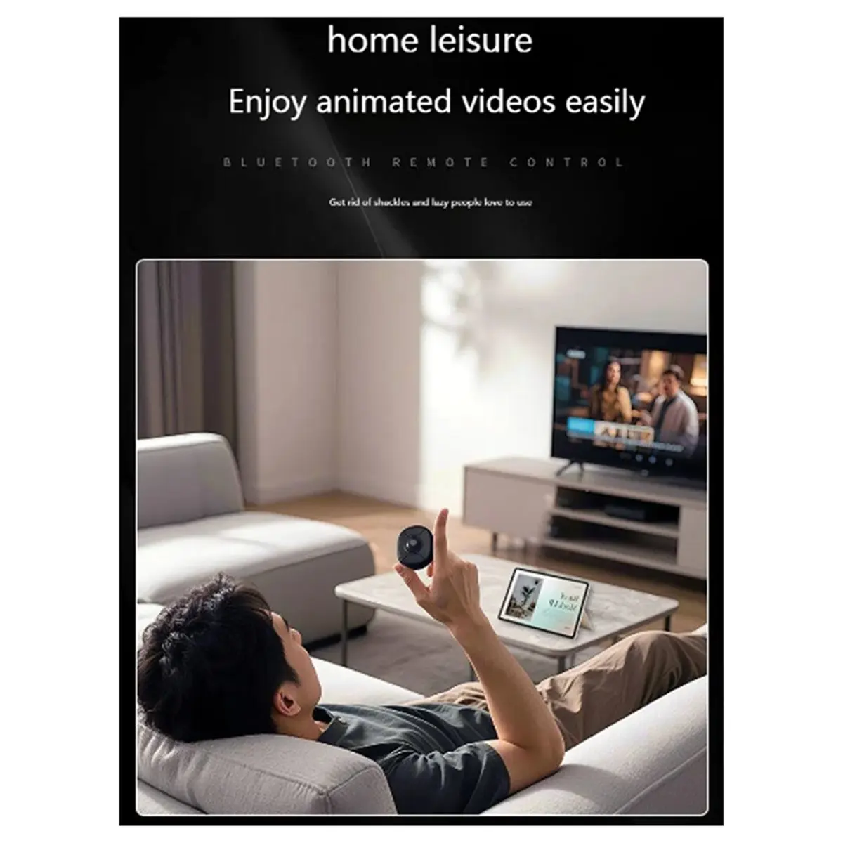 

Мышь с кольцом на палец Trackball 2,4G + Bluetooth, беспроводная мышь с дистанционным управлением для короткого видео/PPT/экрана автомобиля A