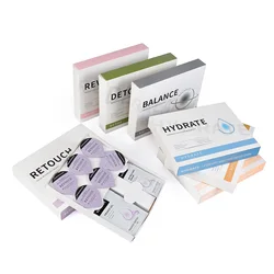 Hydrat Detox beleuchten Glam Revive Kapsel Pods Serum Gesichts Spa Serum für Gesichts Aqua CO2 Sauerstoff Blase Beauty Machine Gel