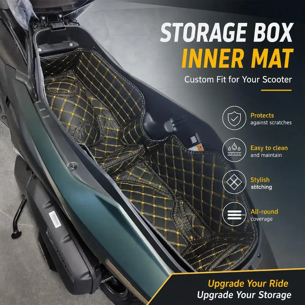 PU Leather Under-Seat Liner For Zontes 150X Waterproof  Shockproof Storage Pad Protective Accessories ﻿2026
