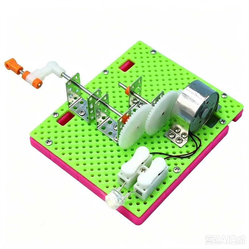 Motor generator model DIY handmade invention Children's science experiment Physics teaching aids Technology small production