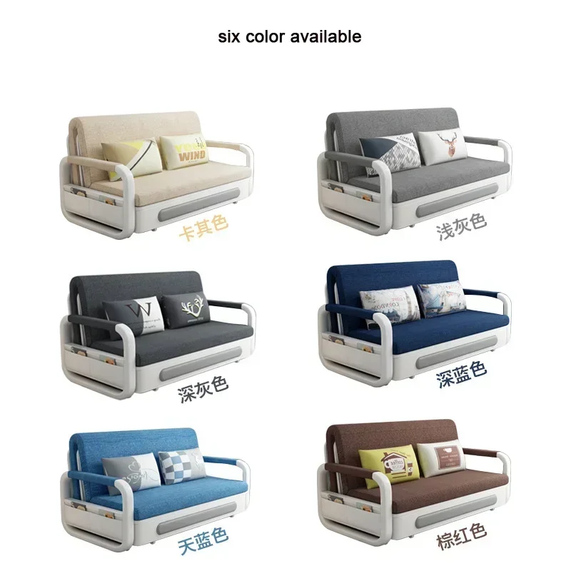 Factory New Design Small MOQ folding modern luxury sofa wall bed living room sofas sofa cum bed with storage