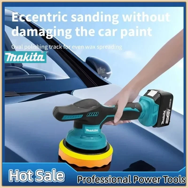 ماكيتا 18 فولت-20 فولت بطارية لاسلكية 8 التروس سيارة الكهربائية الملمع آلة الصبح إصلاح اللاسلكية التلميع الملمع #5