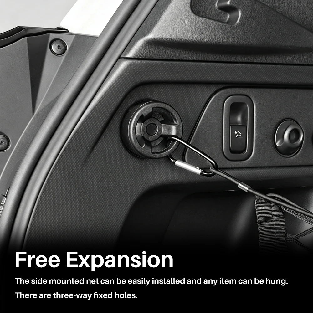ABS Black Multifunctional Trunk Hook For Subaru 6th Forester 2025 2026 Car Cargo Storage Holder Interior Decor Accessories