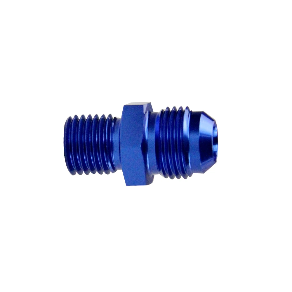 BAOLUN    Male AN 6 Flare to M16x1.5(mm) Metric Straight Fitting AN 6 To M16 *1.5 Port  Adapter