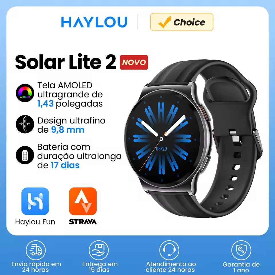 HAYLOU Solar Lite 2 Smartwatch AMOLED 1.43" HAYLOU Solar Lite 2 Smartwatch AMOLED 1.43"