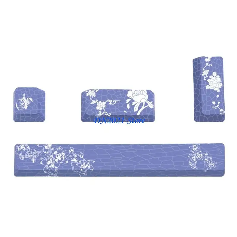 

F3KE 4 Keys Universal PBT Keycap Set Keyboard Keycap with Chinese Painting PBT Keycap OEM Keycaps Spacebar Keycap