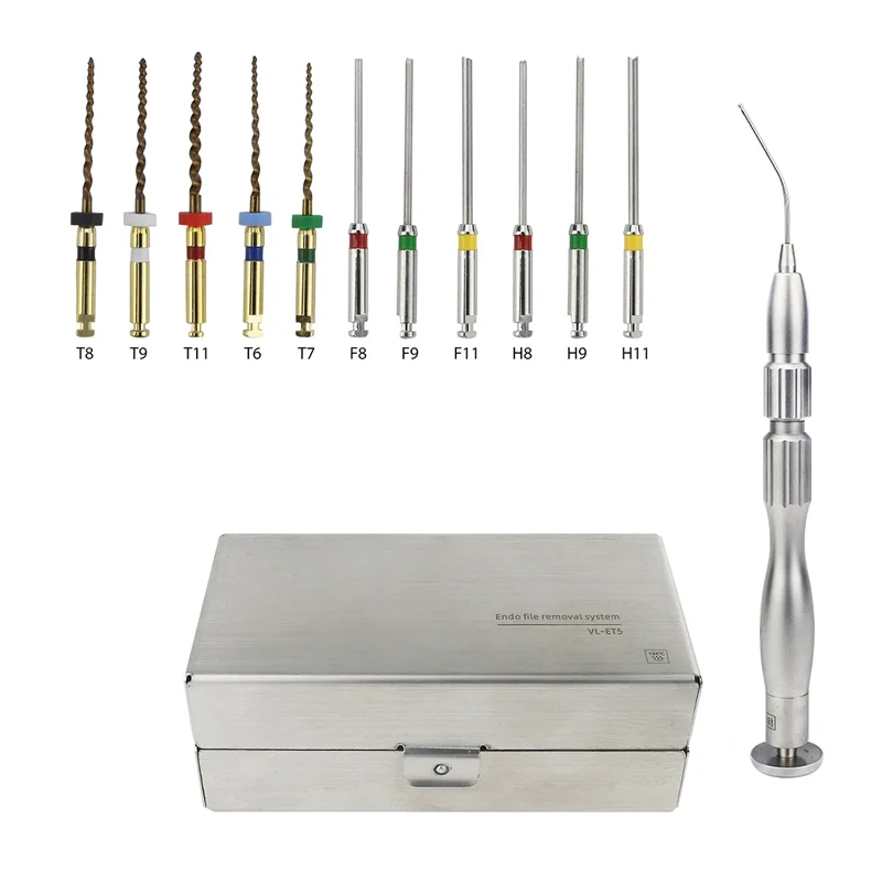 VVDental Endodontic Endo File Removal System Kit - Dental Broken File Extractor Instrument Set for Clinic Endodontic Dentistry
