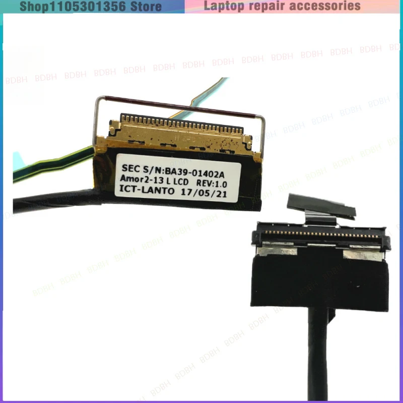 New For SAMSUNG AMOR2-13 NP900X3 laptop LCD Cable with Hinge 30PIN BA39-01402A