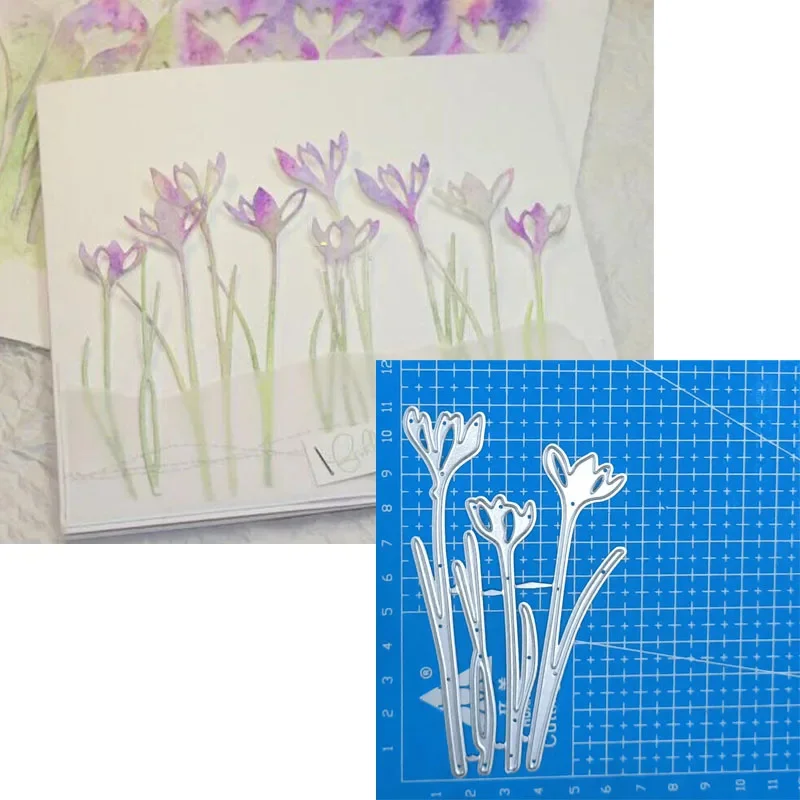 Blume metall schneiden stirbt Scrapbooking dekoration papier handwerk form stanze vorlage Präge schablone 1PCS