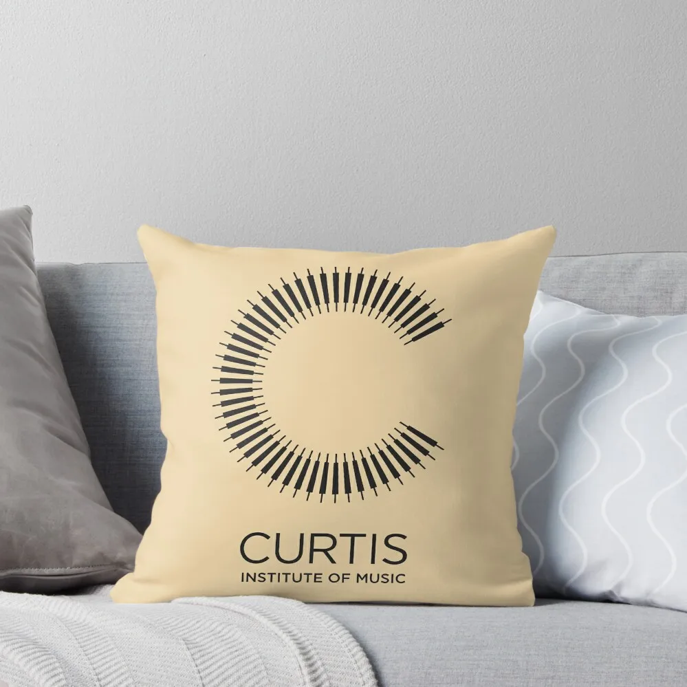 Curtis Institute of Music Throw Pillow Custom Cushion Photo Sofa Cushions Pillow