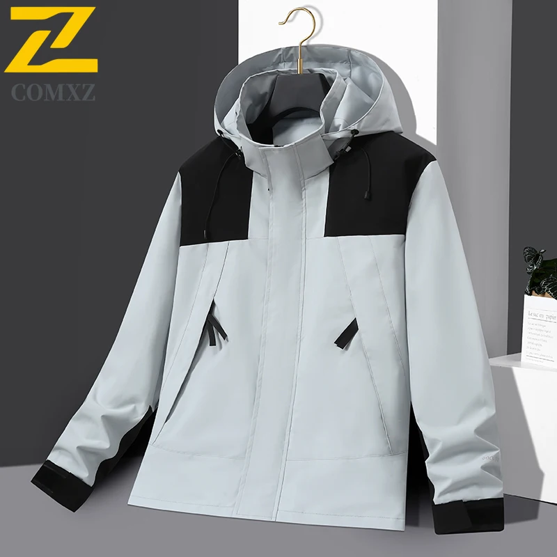 

EiAO Windbreaker Couple's Lightweight Spring Autumn Waterproof Breathable Hiking Jacket Trendy Outdoor Coat for Camping Fishing