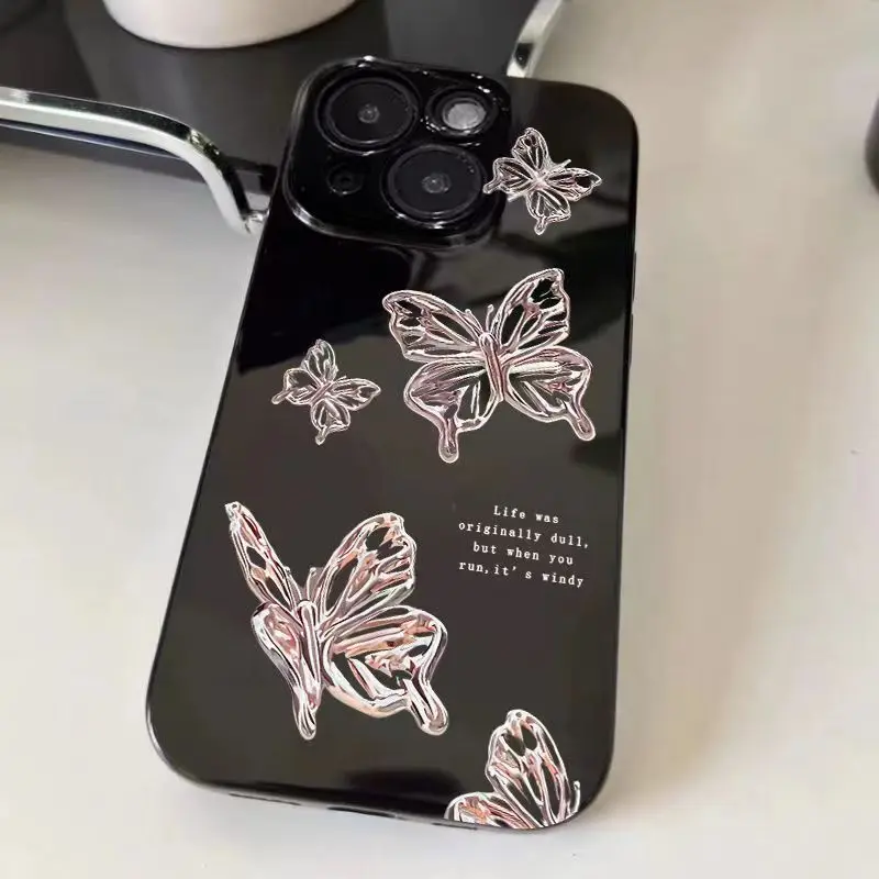 Premium Butterfly Phone Case For Samsung A37 A57 A17 A16 A55 A56 A15 A25 A35 A54 A34 A24  A53 A14 A52 A72 Cover
