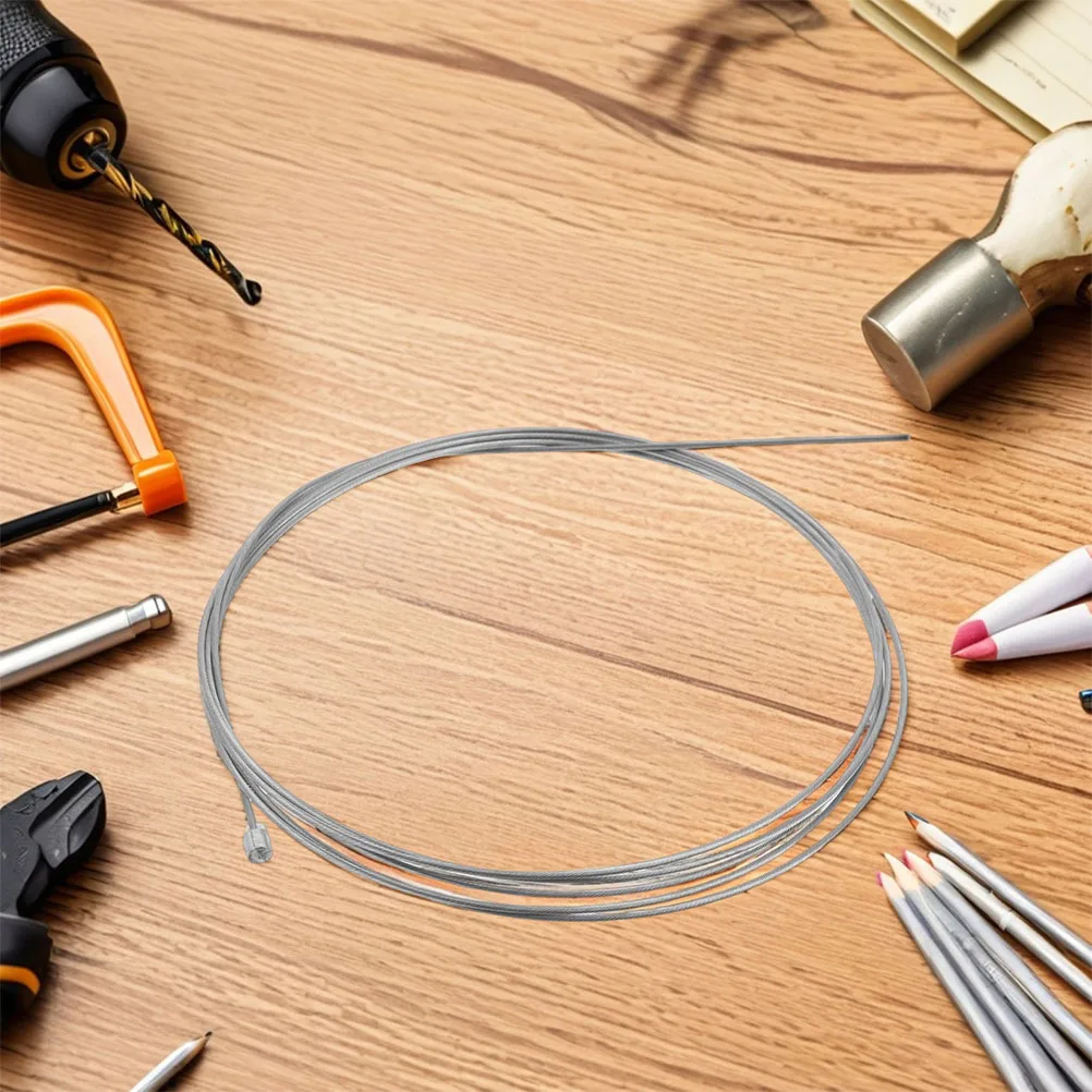 2pcs Bicycle Gear Shift Cable 2.1M/82 Stainless Steel Brake Wire For Mountain Road Bikes Universal Derailleur Transmission Line