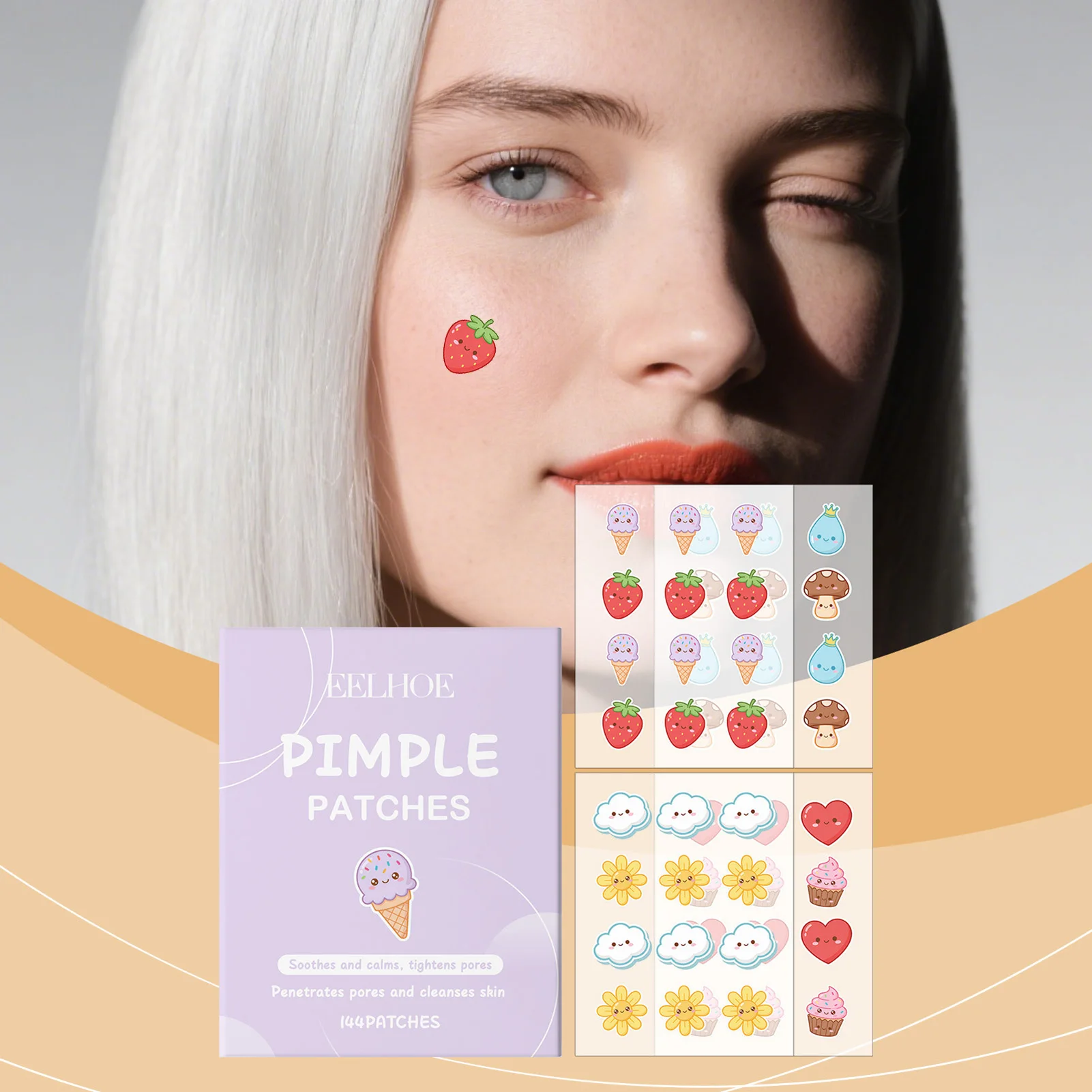 Waterproof Pimple Acnes Patch Hydrocolloid Formulas Gentle Repair For Day Night Healing