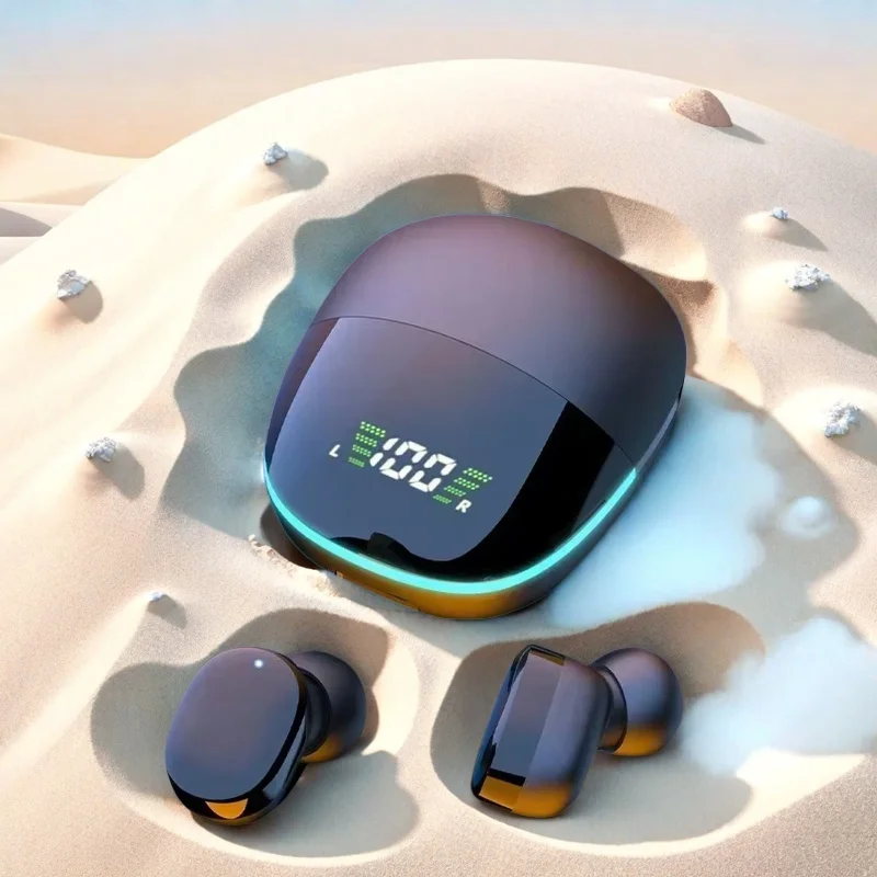 Novo tws sem fio bluetooth fone de ouvido 5.0 fone de ouvido bluetooth esporte inear fones com microfone para xiaomi iphone huawei