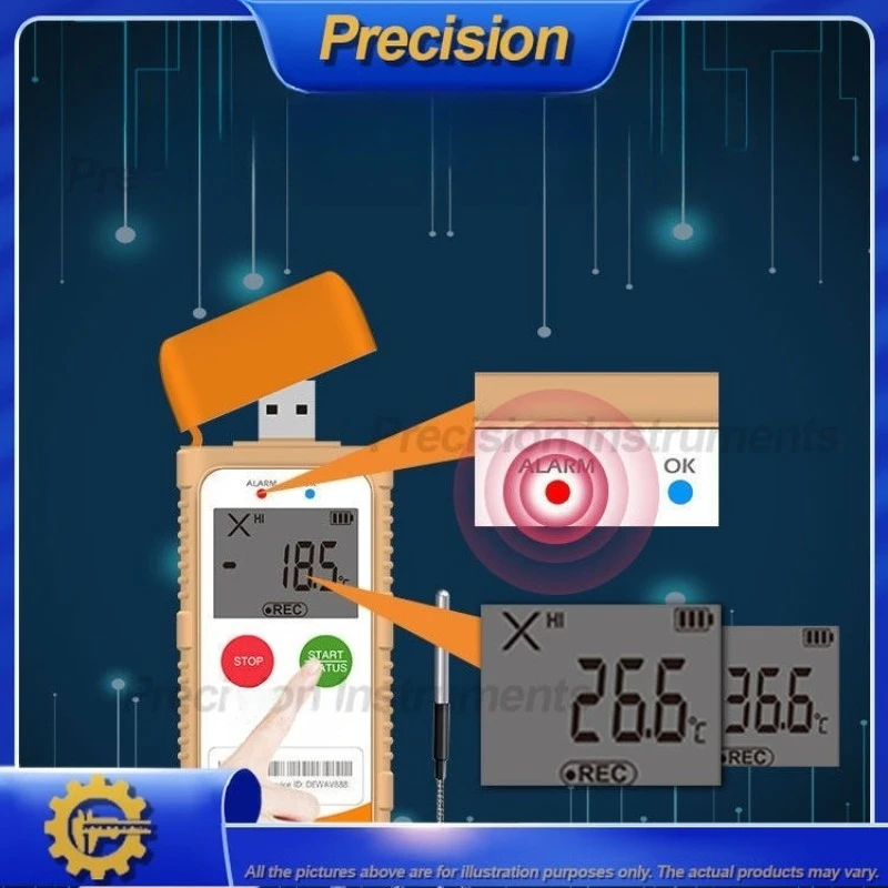 2026 Thickness Tester for Pharmaceutical Cold Chain Monitoring with Temperature and Humidity Data Logging Function