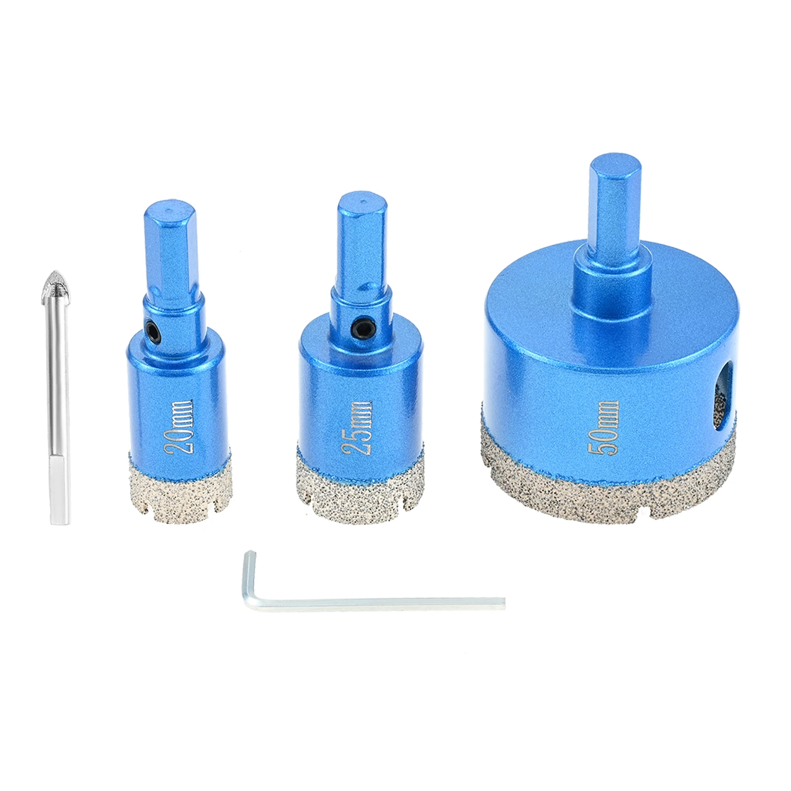 3Pcs Hole Saw Drill Bits Tool Set (3/8