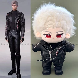 Game Love and Deepspace Sylus Anime Zayne Xavier Rafayel Qin Che 20CM Clothes Leather Pants Leather Shoes Short Sleeves Gift