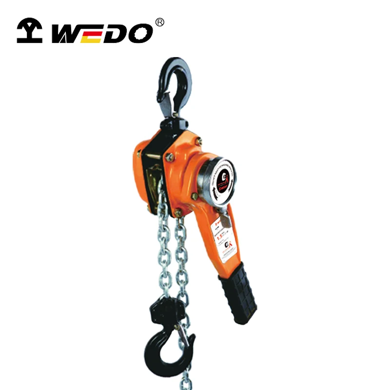 0.7 1.5 3 ton Capacity Heavy Duty Lifting Equipment Vital Lever Manual Chain Block Chain Hoist