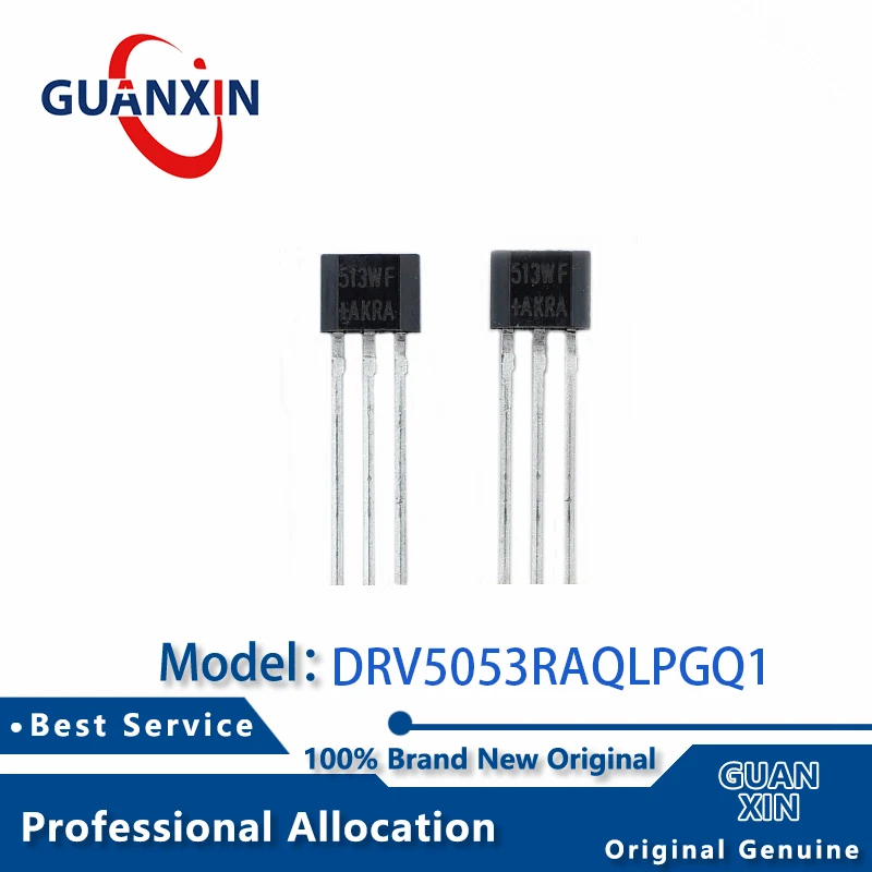 100% جديد DRV5053RAQLPGQ1 TO-92-3 بمناسبة +AKRA DRV5053