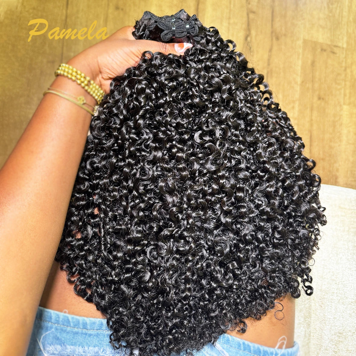 New Hairstyle Pixie Call Curly Bundles Human Hair 100% Unprocessed Virgin Weave 3 Bundles Real Human Hair Extensions For Women