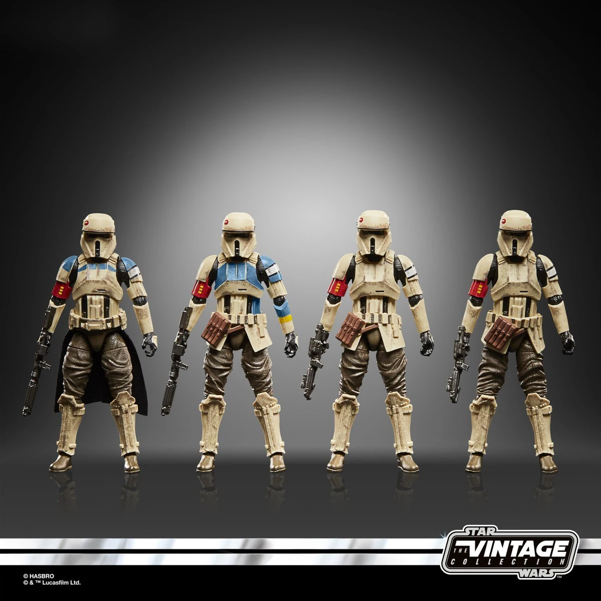 3,75 pulgadas Star Wars la colección Vintage Shoretrooper paquete de 4 figuras de Star Wars Shoretrooper figura de acción coleccionar juguete niño regalo