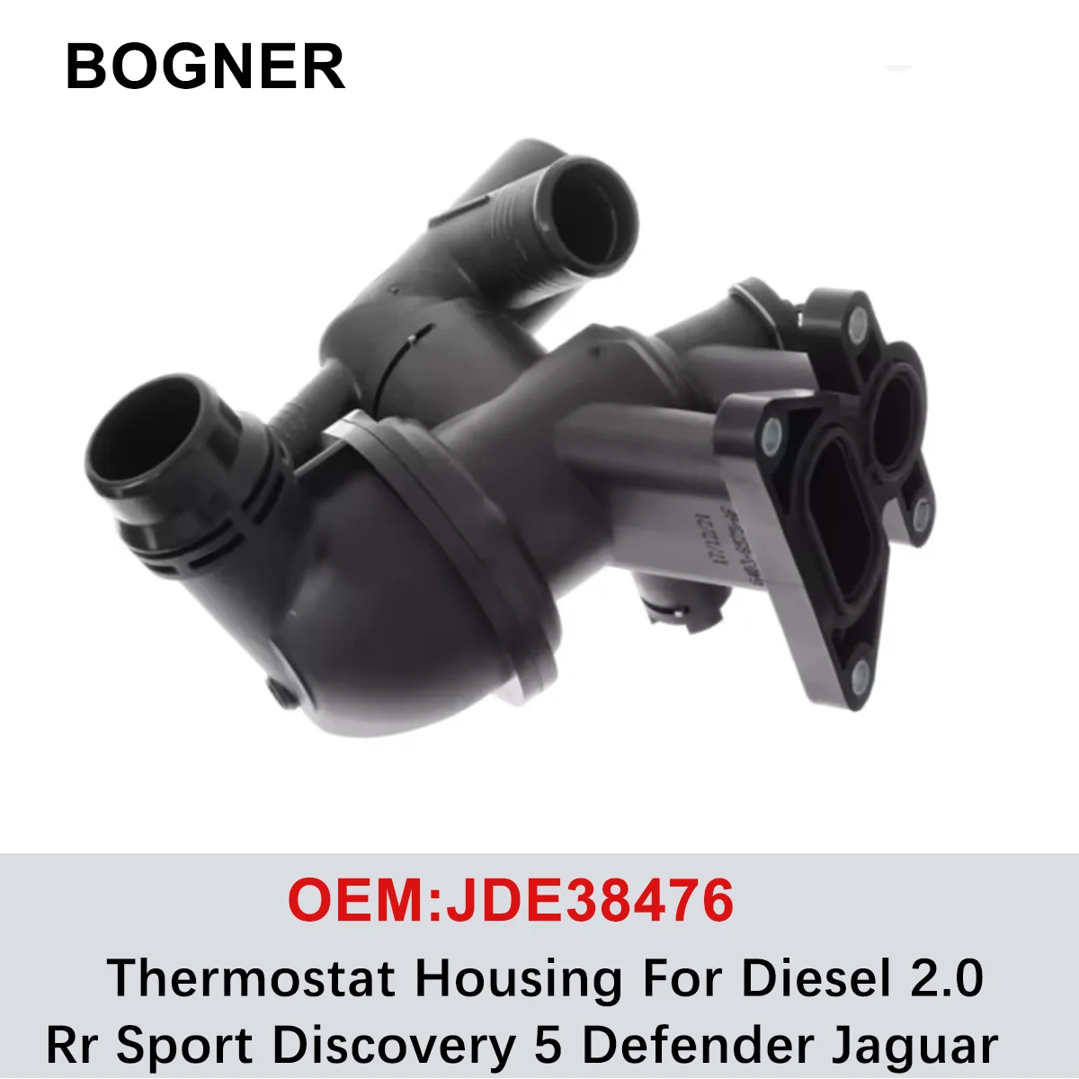 JDE38476 XUZHIANG Thermostat Housing For Diesel 2.0 Rr Sport Discovery 5 Defender Jaguar lr105974 Lr081683