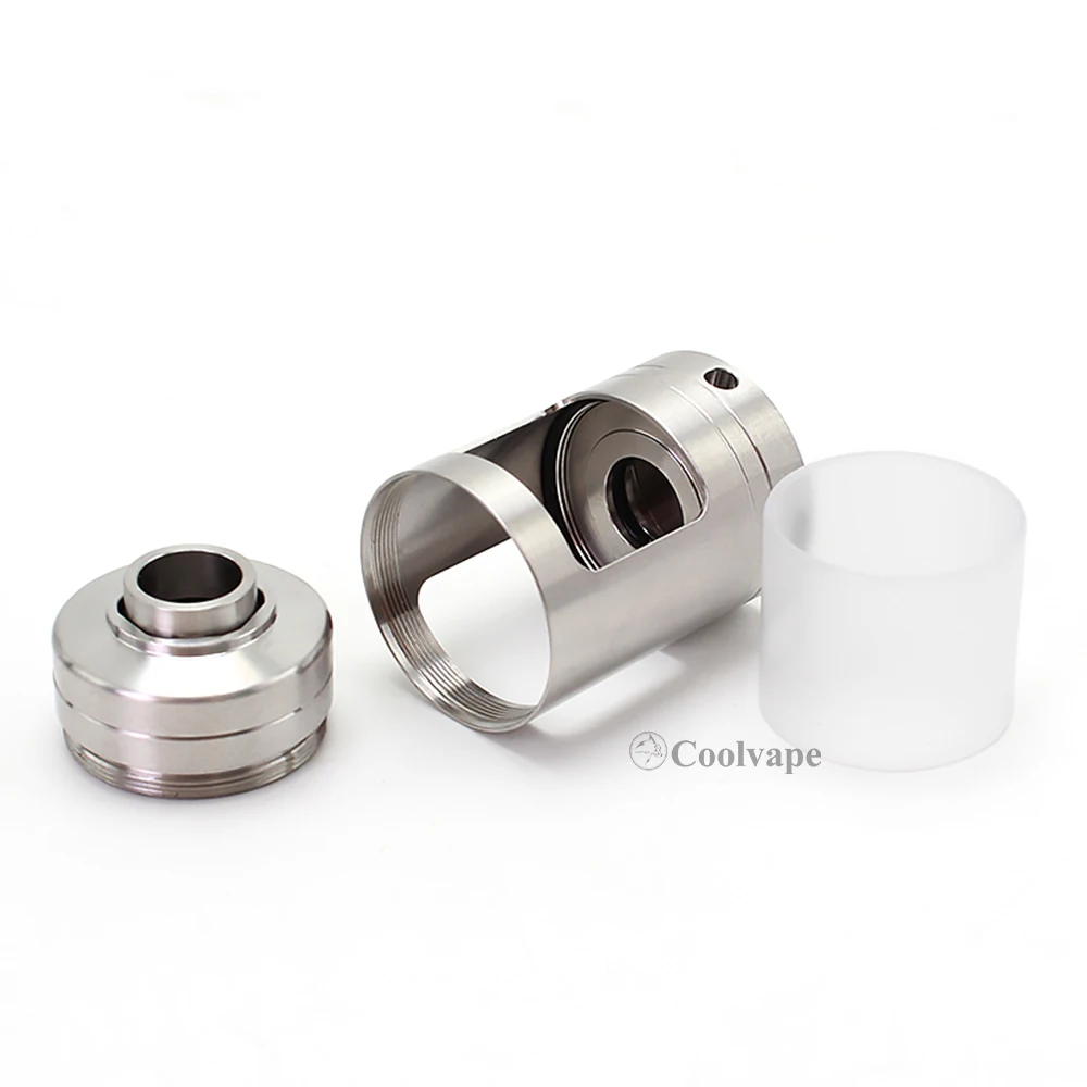 Atomizador SXK Unitank V2 de acero inoxidable 316 para puentes BB / Billet RBA, compatible con Psyclone X, Susco, estilo Psyc, RBA, ESG, Skynet