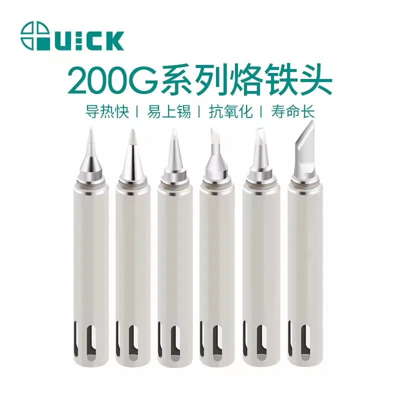 

Quick 200G Series Soldering Iron Tips For Quick 3202 Soldering Station Iron Head Welder Accessories Tools