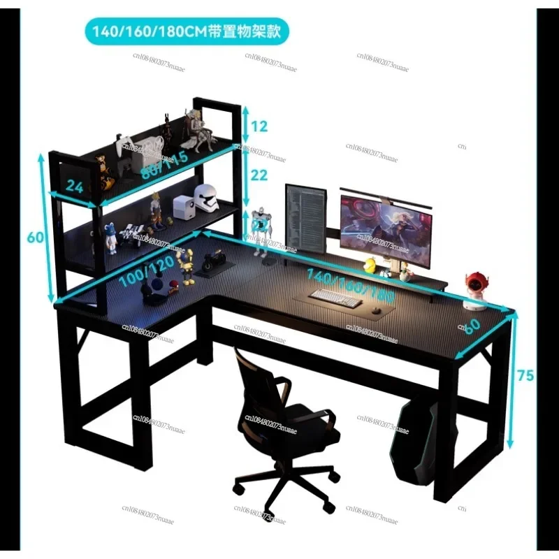 Corner Game Tables Computer Desk Desktop Home  Bookshelf Bedroom Corner Desk Desk e Gaming Table