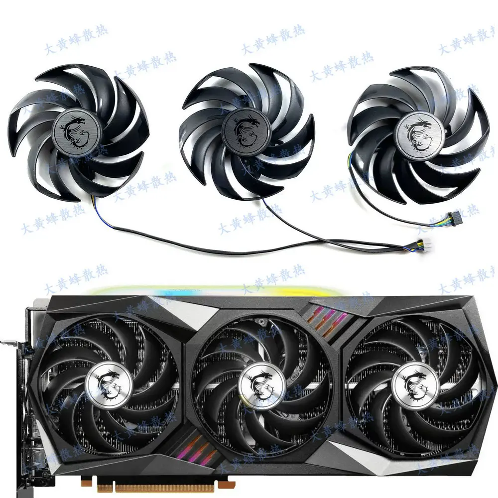 

Новый вентилятор для видеокарты MSI RTX3060 RTX3060ti RTX3070 RTX3070ti RTX3080 RTX3090
