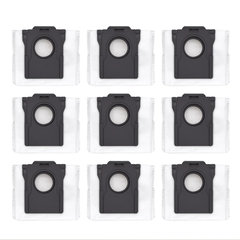 9Pcs Dust Bag For Xiaomi Dreame X30 / X30 Pro Robot Vacuums Cleaner Replacement Spare Parts