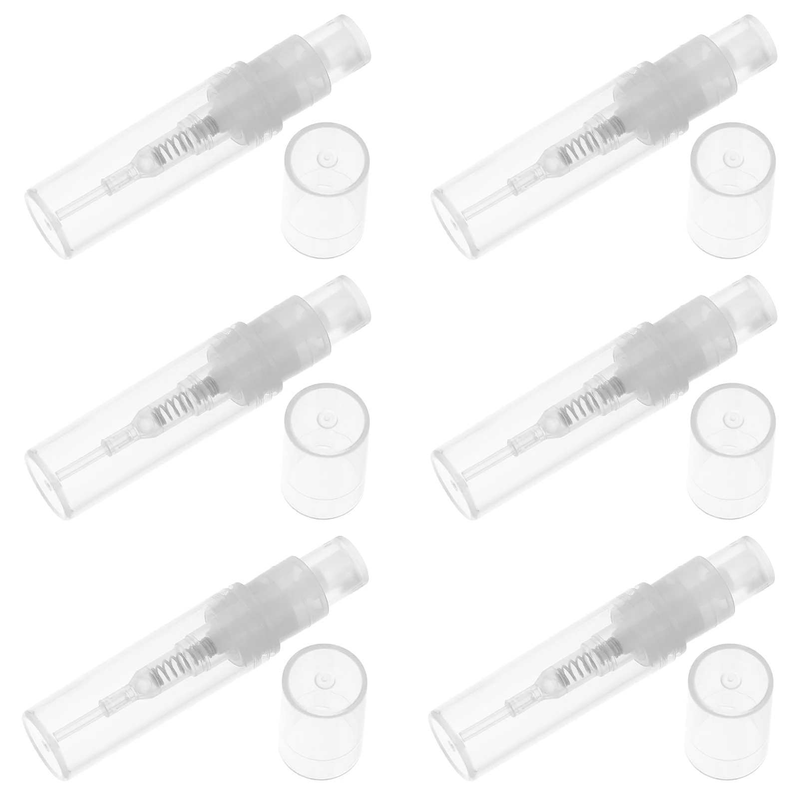 

30pcs Mini Plastic Perfume Spray Bottles 2ml Travel Size Empty Reusable Portable Liquid Container For Daily Use
