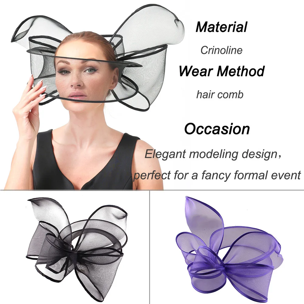 New  Fascinator Wedding Pillbox Hat Women Elegant Fascinator Hats Hair Clip Church Ladies Party Headpiece Fashion Headwear