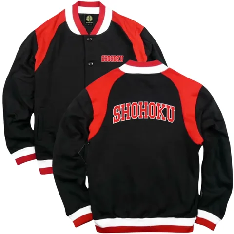 Shohoku Anime Sakuragi Basketball Jacket Cosplay Costume Rukawa Mitsui Akagi Outcoat Halloween Party Uniform for Men