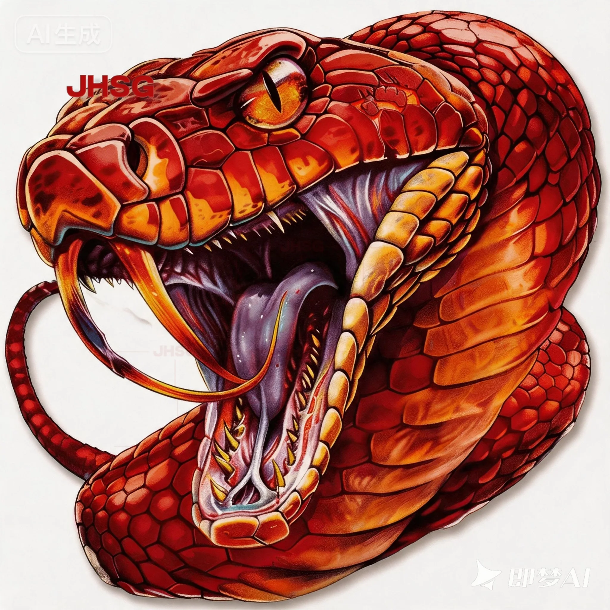 Blue Snake Vinyl Stickers, Waterproof PVC Stickers, Realistic Details for Cars, Motorcycles, Helmets, and Home Appliances