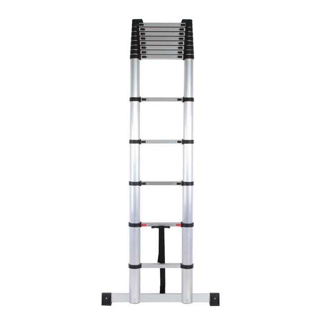 Deliladder 12.5FT Aluminum Telescoping Ladder, Newly Telescopic Extension Ladder 330lbs Capacity