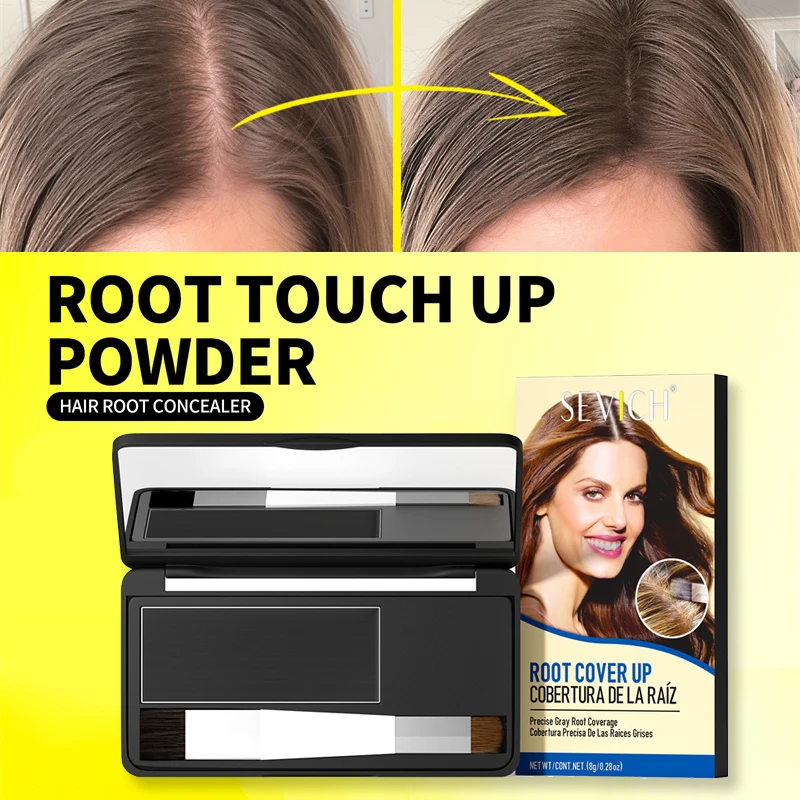 

Hair Line Shadow Powder Hair Concealer Root Cover Up Natural Waterproof Instant Modified Repair Hair Shadow Powder Makeup Tool