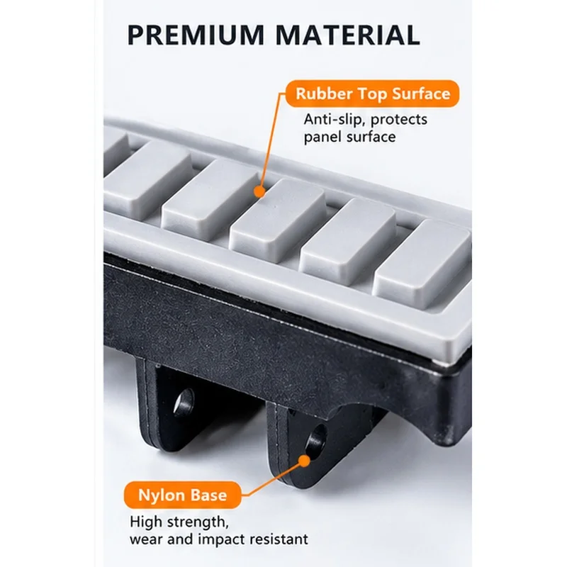 10PCS 80x30x18mm Track Pads Conveyor Chain Pads Compatible with HOMAG BRANDT Edge Banding Machine Rubber Feed Pads