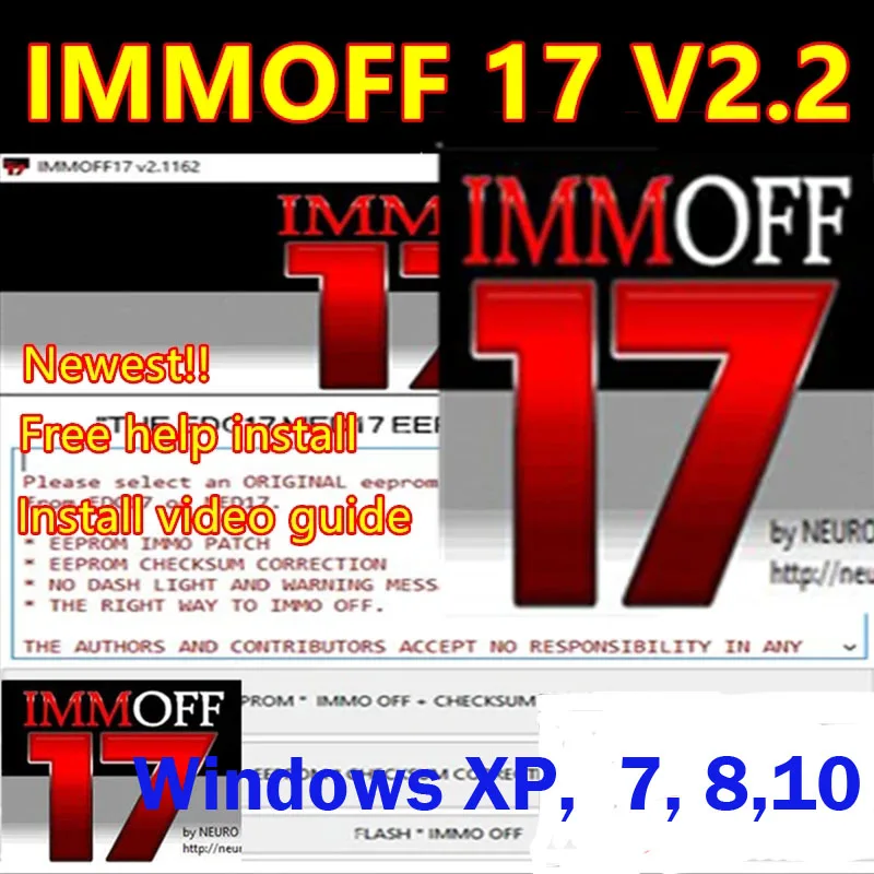 IMMOFF17 Car Software 2024 Hot sell EDC17 Immo Off Ecu Program NEUROTUNING Immoff17 free keygen+ help install+ install video