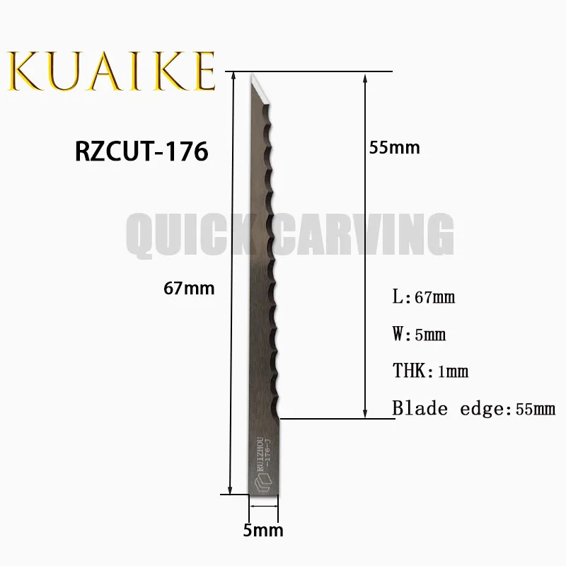 10PCS Ruizhou Vibration Knife Leather Cutting Blade RZCUT-57 RZCUT-96 RZCUT-98 RZCUT-114 RZCUT-140 RZCUT-142 RZCUT-178 RZCUT-188