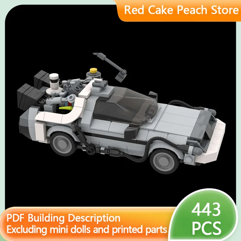 

Модель скоростного гоночного автомобиля MOC, строительные кирпичи DMC-12, спортивный автомобиль, модульная технология, детские праздничные подарки, сборка игрушек, костюм