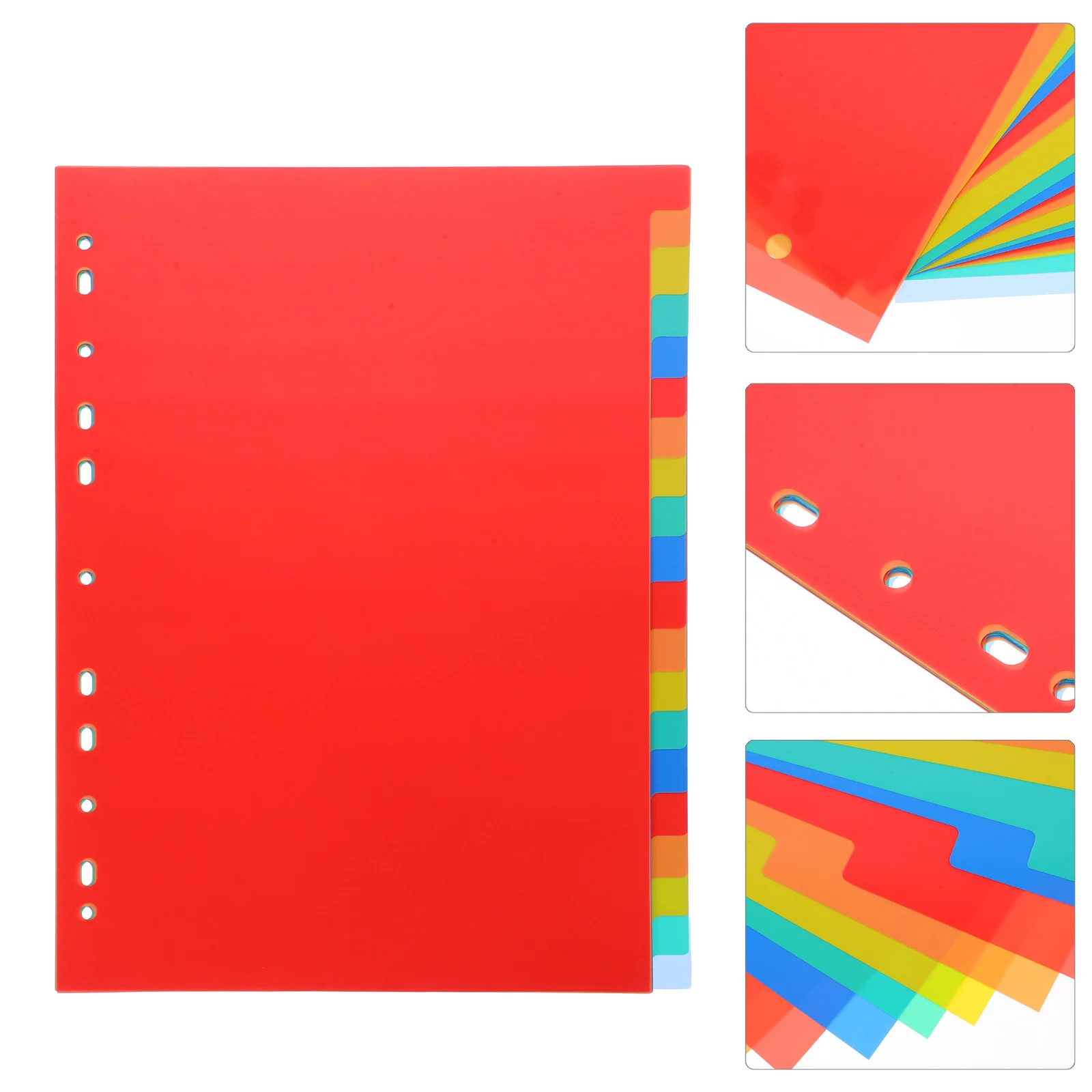 

Dividing Line Index Page Category Divider Marker Pp Binder Clips Plastic Colored Dividers