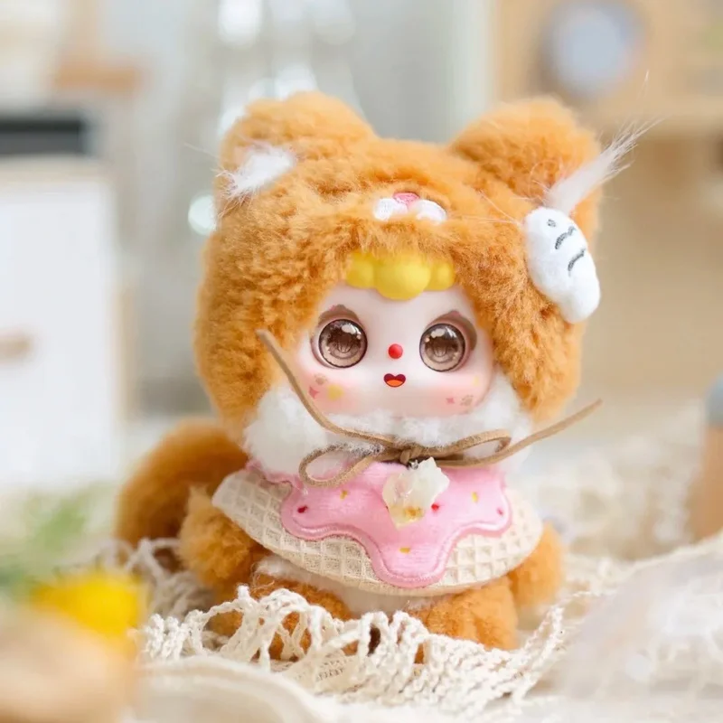 

Authentic DOOBO Lucky Meow Tales Cafe Series Plush vinyl Blind Box Collectible Stuffed Doll Decor Ornaments Gift For Girls