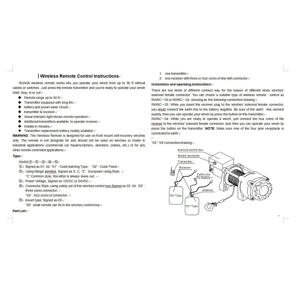 2,4G 12V 24V 50M Digitale Drahtlose Winde Fernbedienung Recovery Kit Für ATV SUV Für Test Messung werkzeug Zubehör