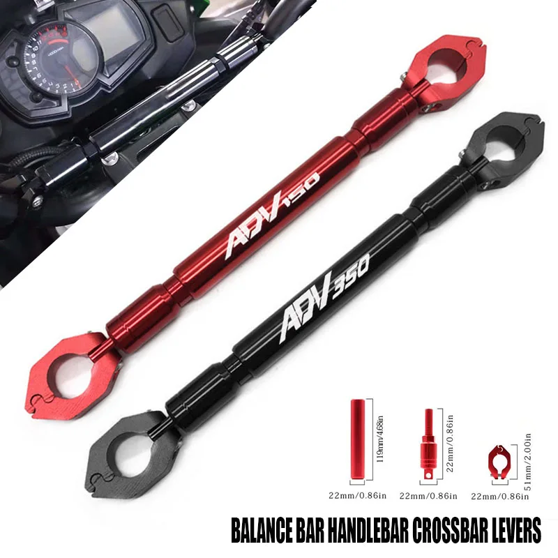 

Motorcycle Accessories Balance Bar Handlebar Crossbar Levers Phone Holder Fit For ADV350 ADV150 ADV 350 150