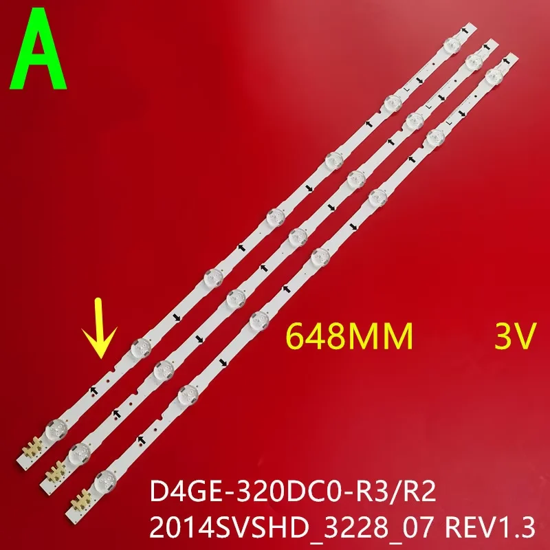 LED Backlight for UE32H5000 UE32J5500AK UE32H6200  UE32H5500 UE32J5100 UE32J6300 UA32H5500AJ GH032BGA-B2 D4GE-320DC1-R1/R2/R3